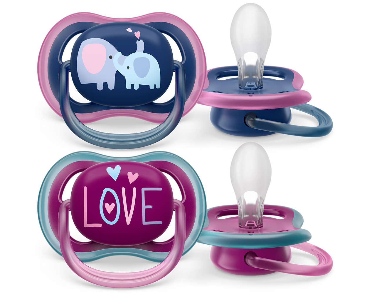 E-shop Cumlík Philips Avent Ultra air, 18m+, dievča, 2ks SCF349/22
