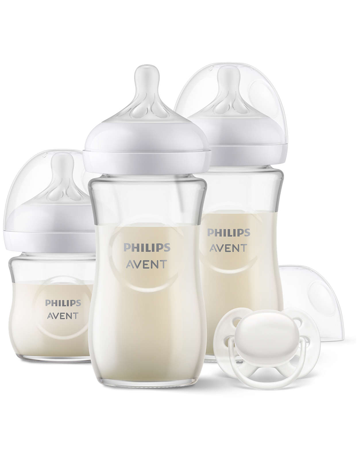 E-shop Novorodenecká štartovacia sada Philips Avent Natural Response sklenená SCD878/11