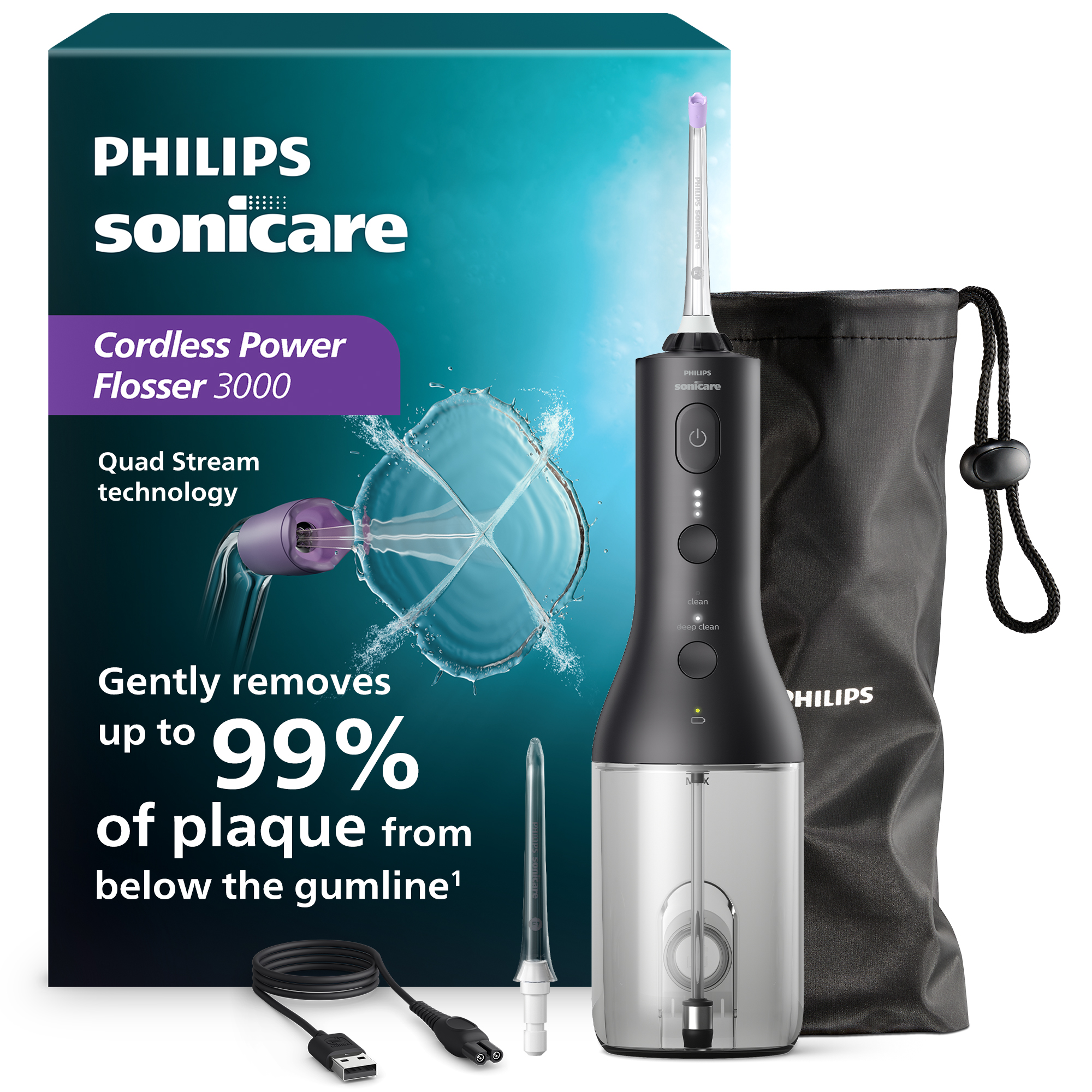 Prenosná ústna sprcha Philips Sonicare HX3826/33
