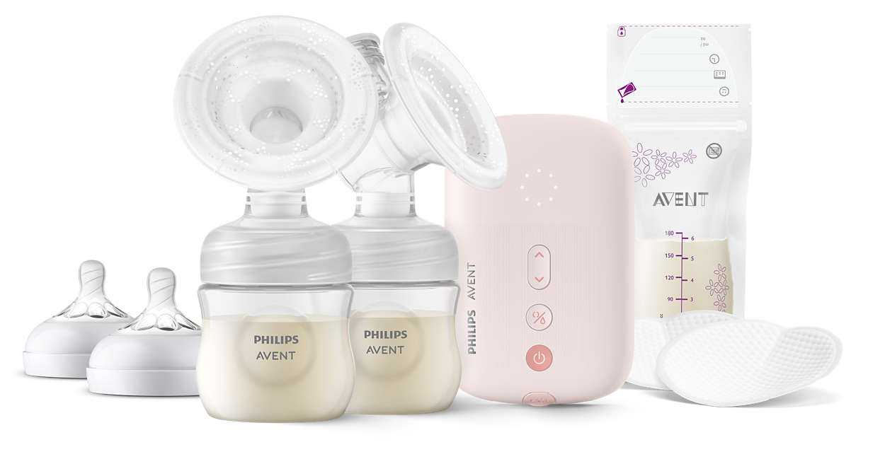 E-shop Elektrická DUO odsávačka materského mlieka Philips Avent s vreckami na materské mlieko ké mlieko