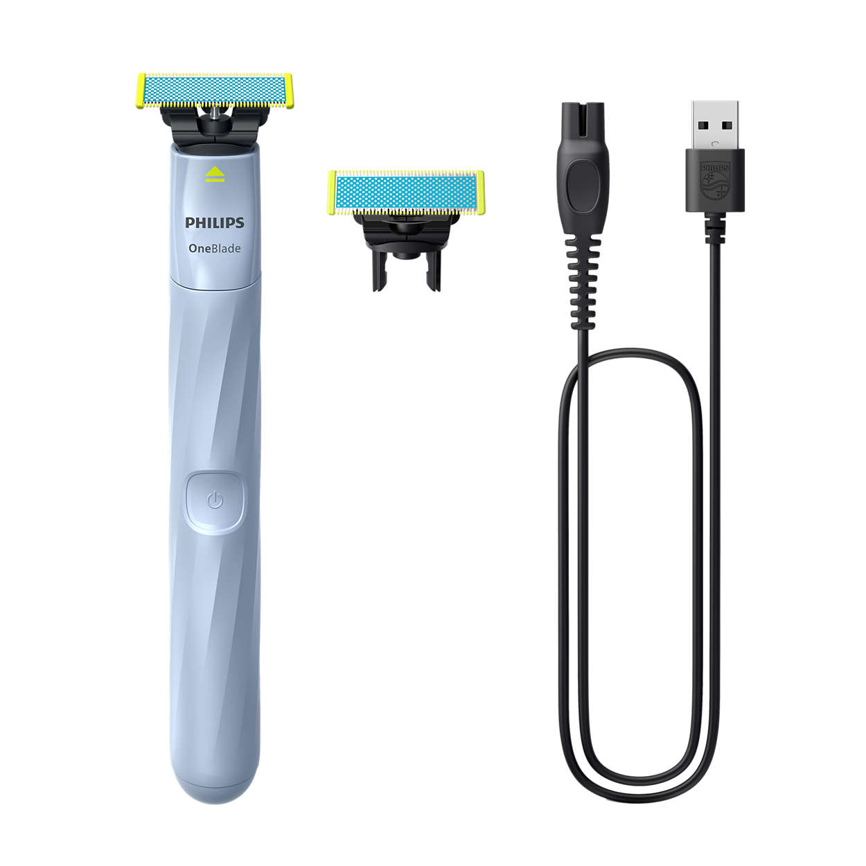 E-shop Hybridný zastrihávač Philips OneBlade First Shave na tvár + extra čepeľ anti-friction QP1324/30
