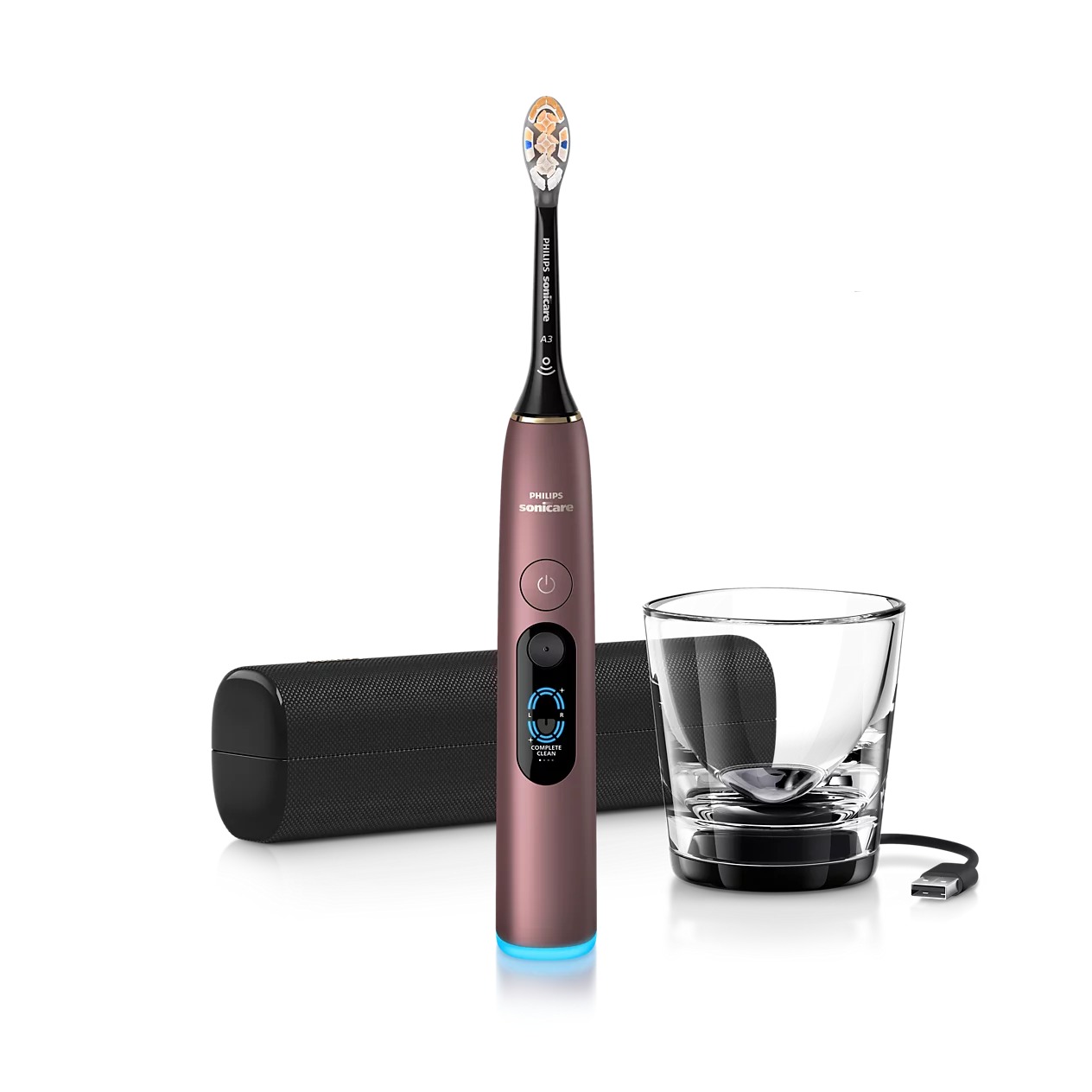Sonická elektrická zubná kefka Philips Sonicare 9000 HX9213/85