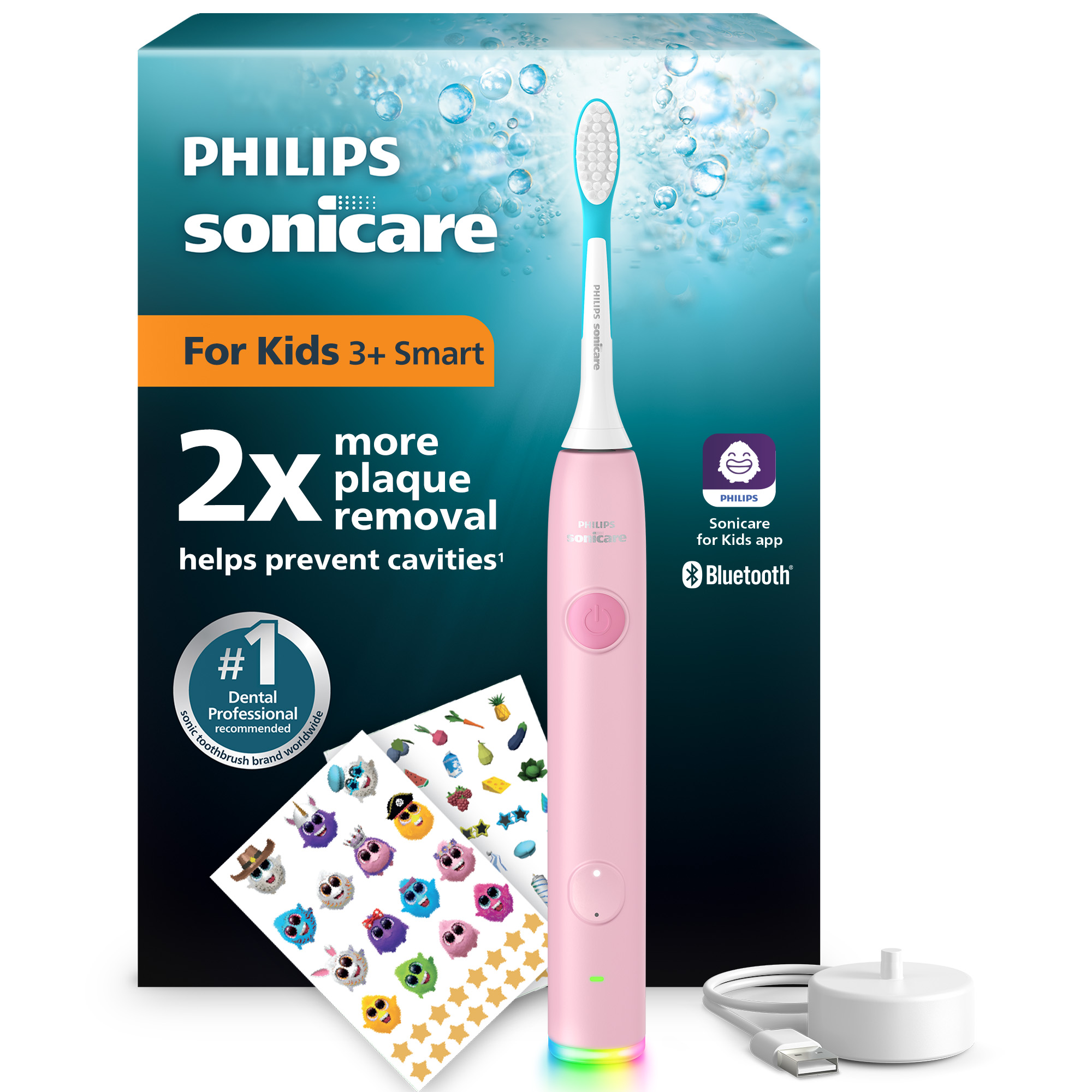 Detská sonická elektrická zubná kefka Philips Sonicare for Kids HX6600/11