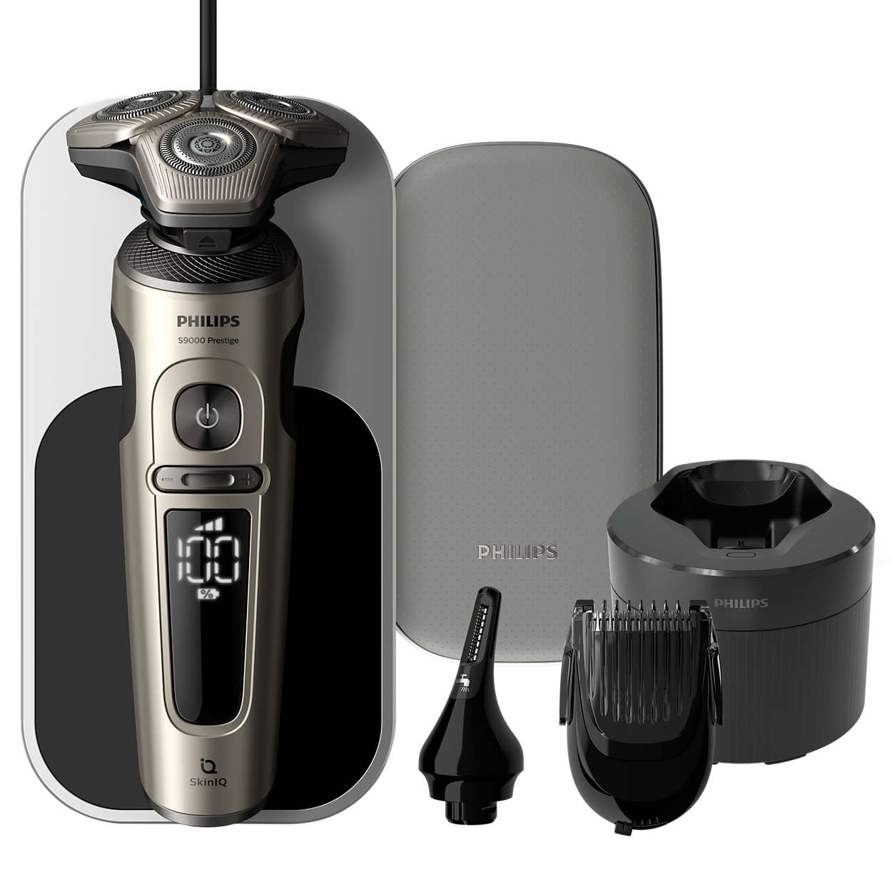 E-shop Pánsky elektrický holiaci strojček Philips Series 9000 Wet & Dry SP9883/35