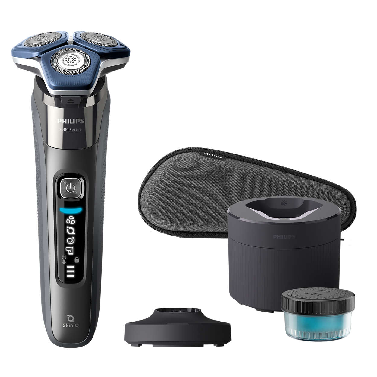 E-shop Pánsky elektrický holiaci strojček Philips Series 7000 Wet & Dry pre citlivú pleť S7887/55