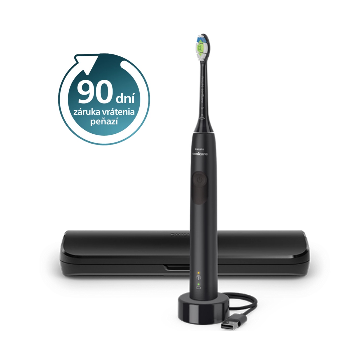 E-shop Sonická zubná kefka Philips Sonicare 4100 Black HX3683/54