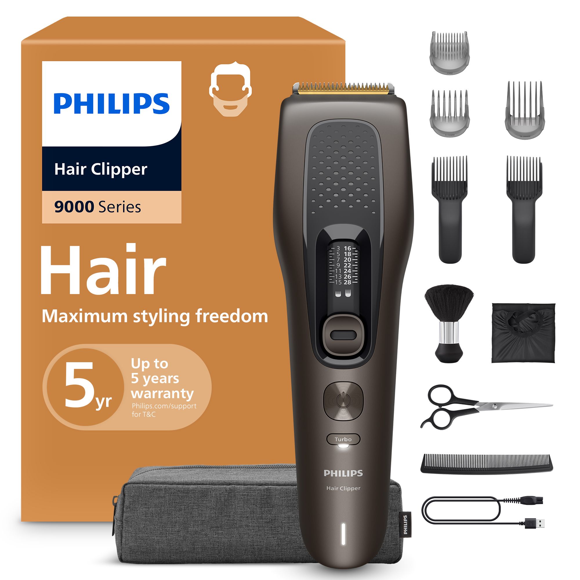 Zastrihávač vlasov Philips Series 7000 HC9722/15