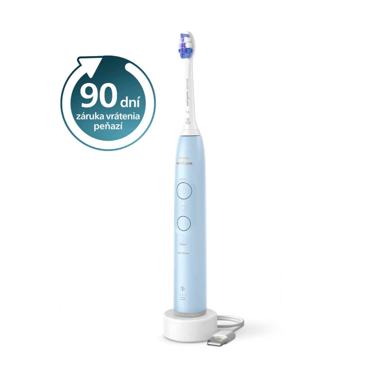 E-shop Sonická zubná kefka Philips Sonicare 6100 Baby Blue HX7406/01