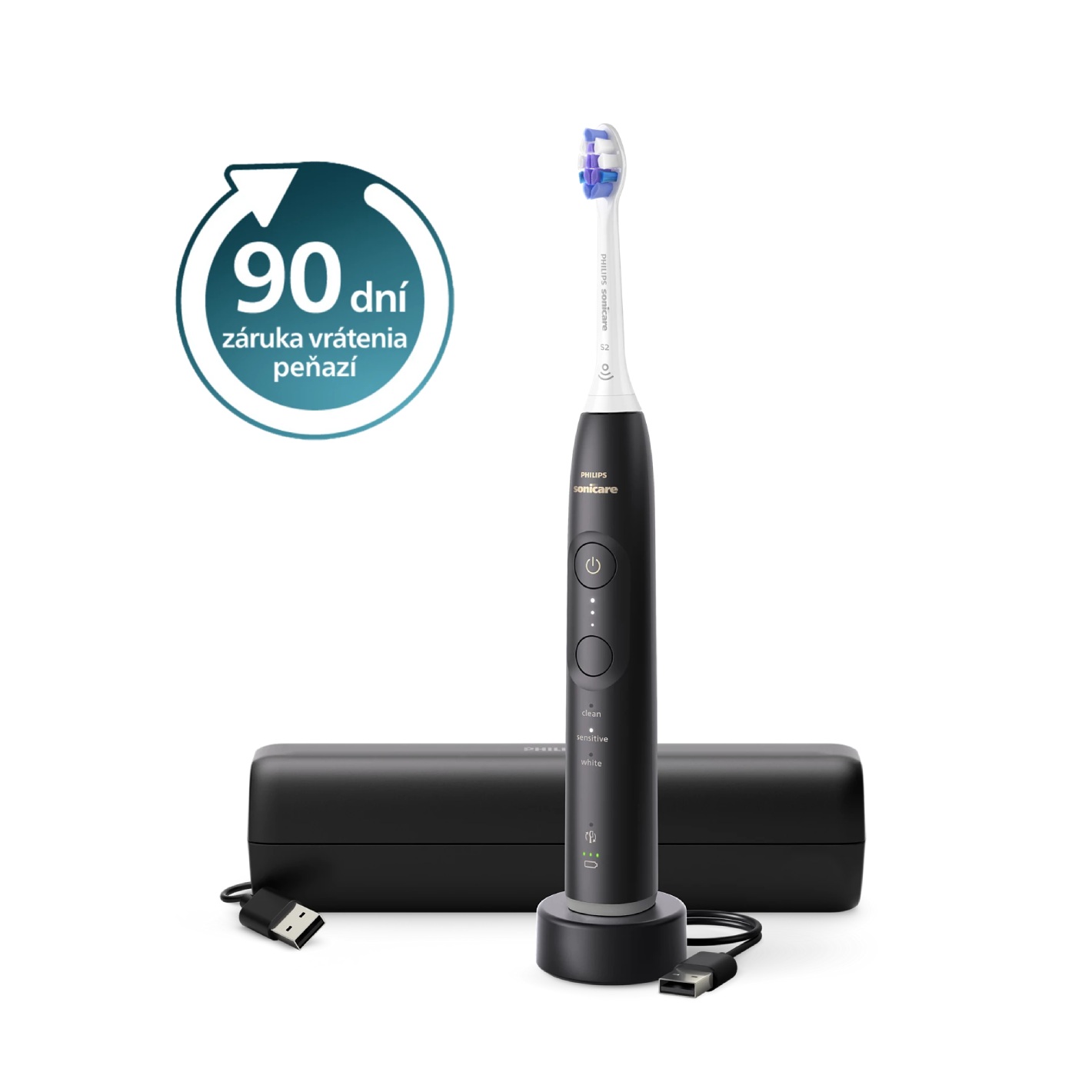 E-shop Sonická zubná kefka Philips Sonicare 6500 Black HX7411/02