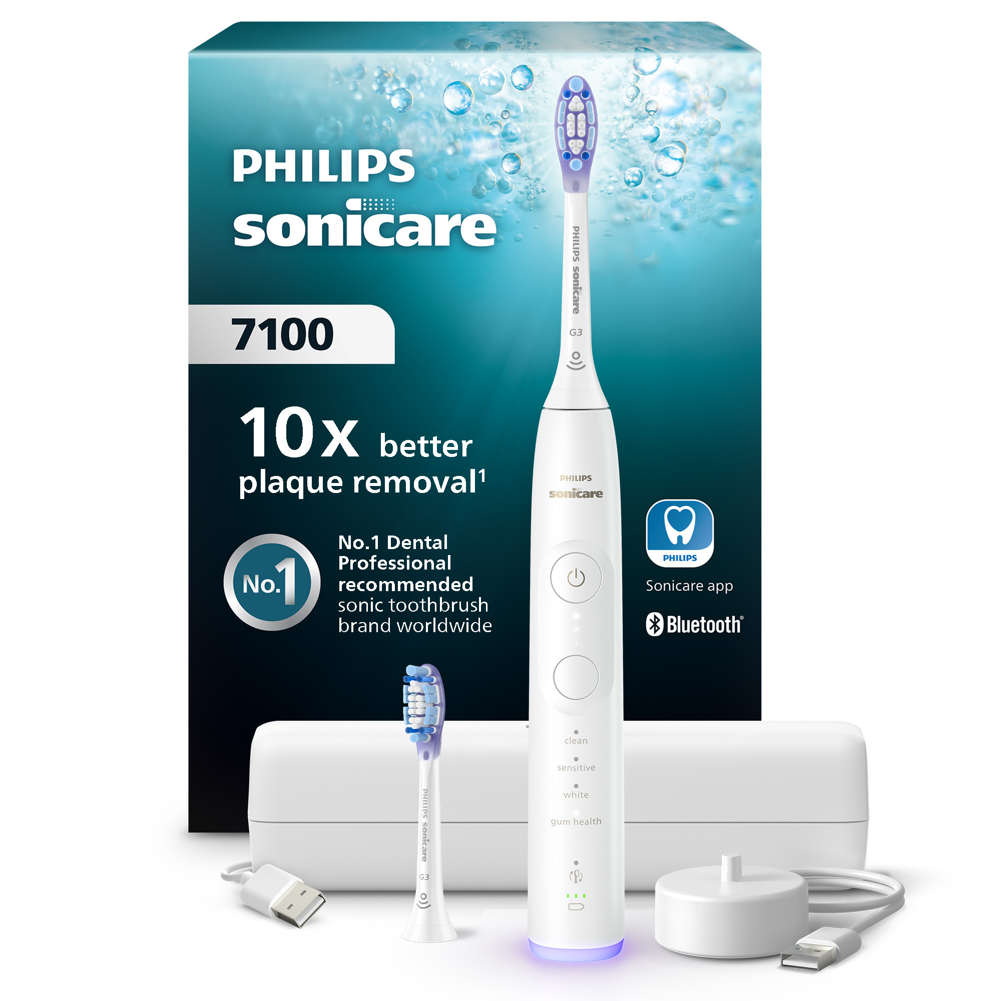 Sonická zubná kefka Philips Sonicare 7100 White HX7420/02