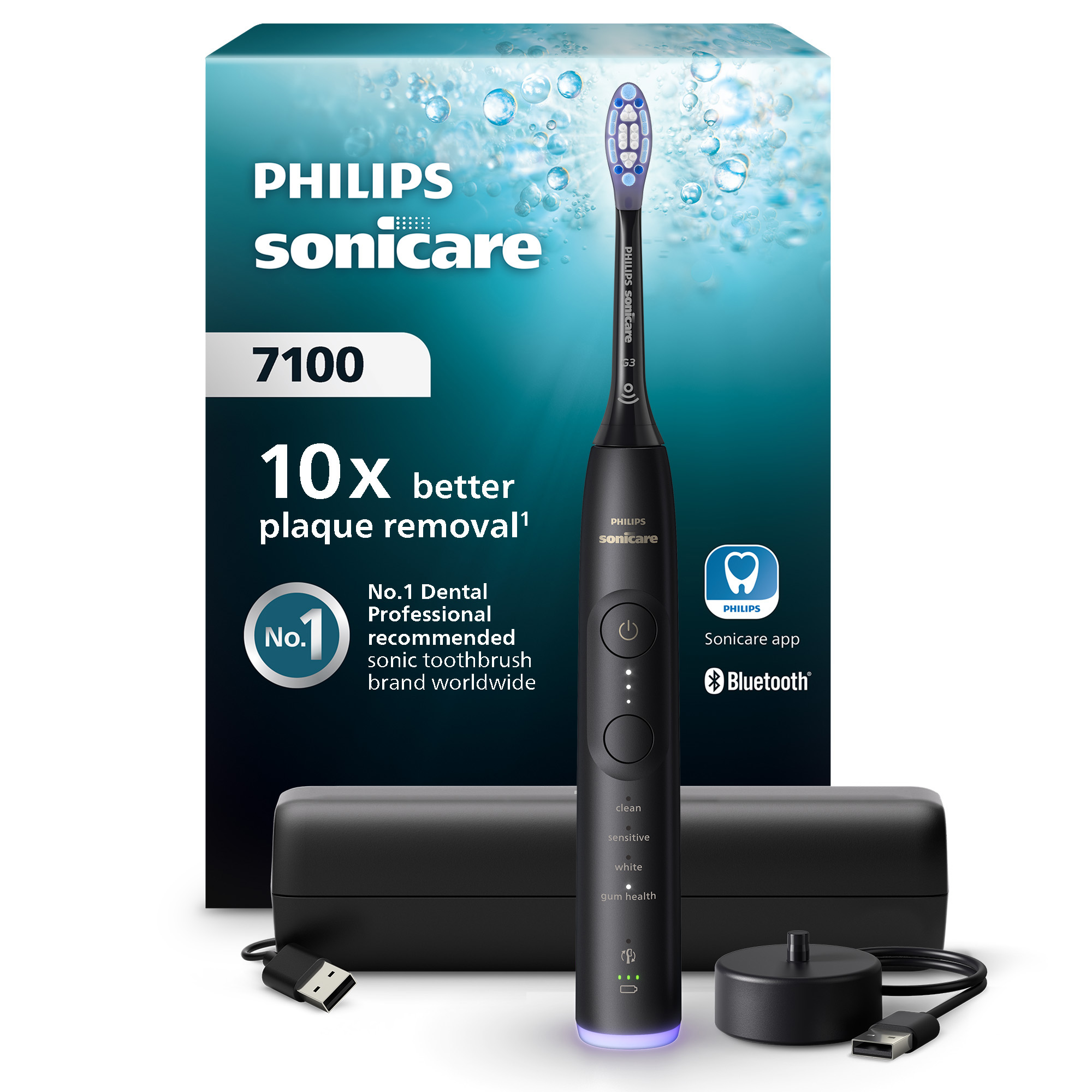 Sonická zubná kefka Philips Sonicare 7100 Black HX7421/01