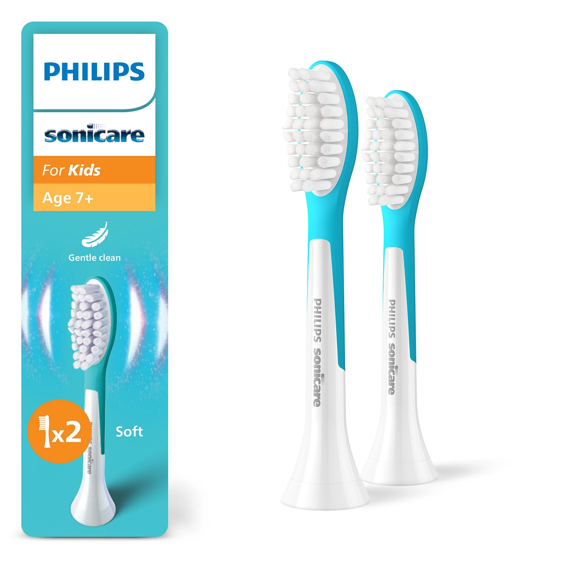 E-shop Náhradná hlavica Philips Sonicare for Kids Mini pre deti od 7 rokov, 2ks HX6042/90