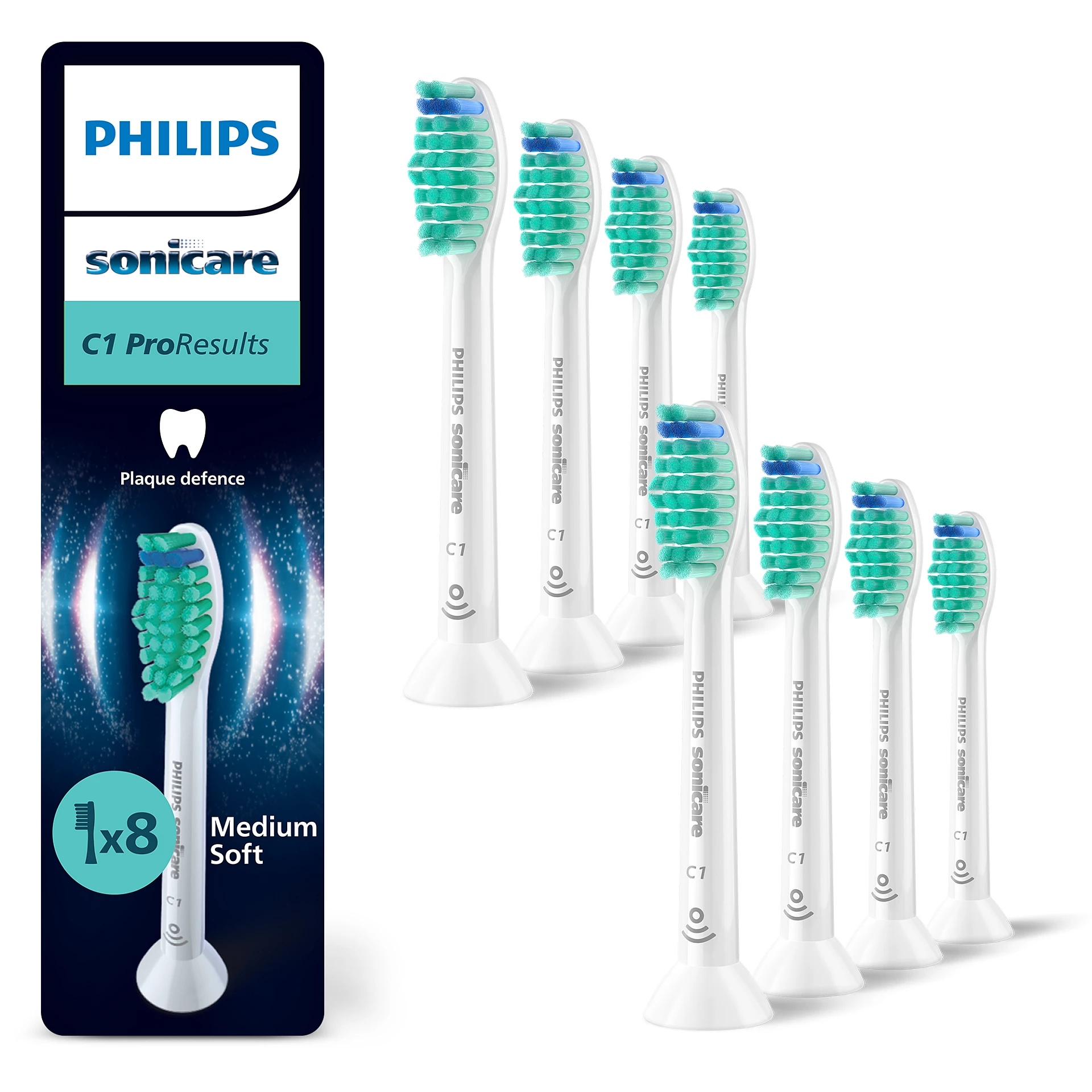 E-shop Náhradná hlavica Philips Sonicare ProResults 8ks, White HX6018/87