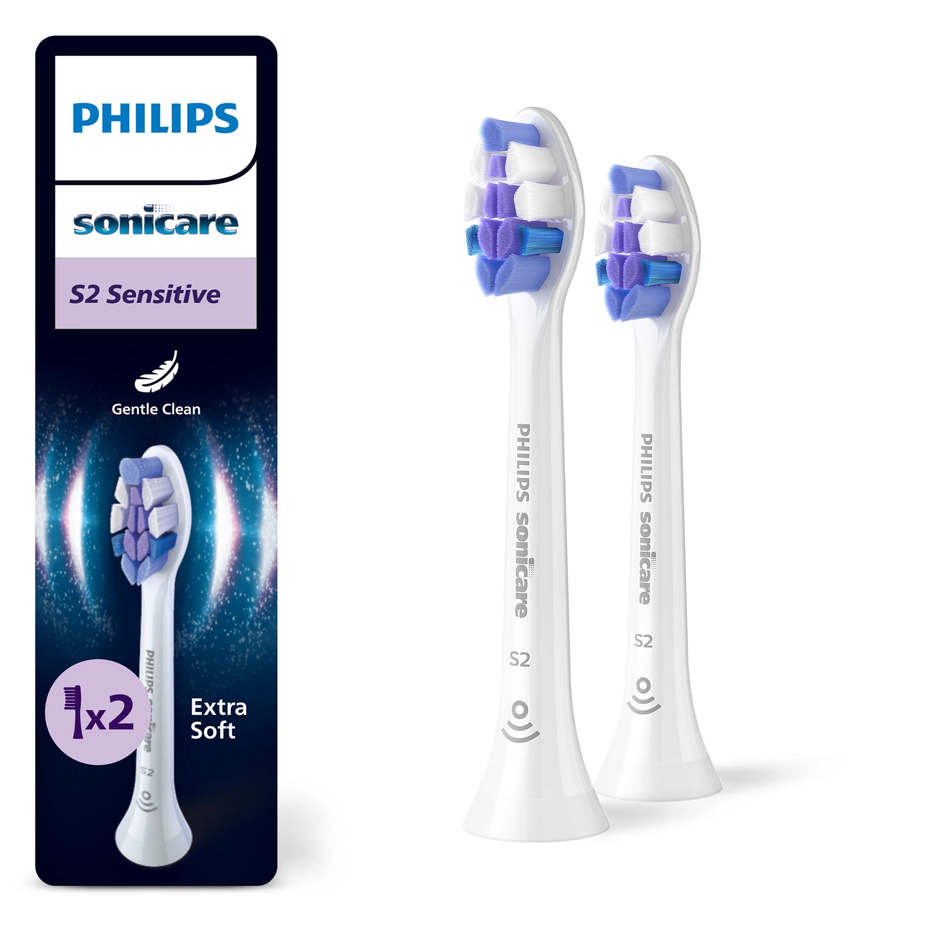 E-shop Náhradná hlavica Philips Sonicare Sensitive 2ks, White HX6052/87