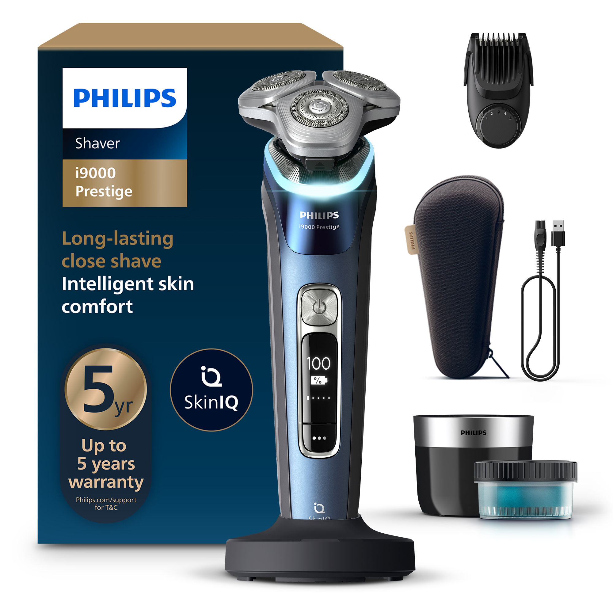 Pánsky elektrický holiaci strojček Philips Series i9000 Prestige XP9201/33