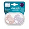 Philips Avent Ultrasoft 0-6m, obr. dievča, 2 ks  Cumlík