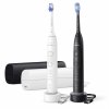 Philips Sonicare 7100 1+1 Black and White  Sonická zubná kefka