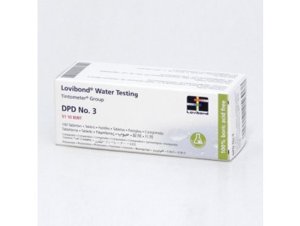 lovibond dpd no 3 tabletkove reagencie na celkovy chlor 100 ks