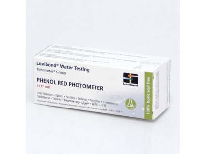 lovibond phenol red tabletkove reagencie na ph 100 ks
