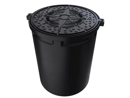 Plastová revizní šachta 600 mm s krytem UHPlast