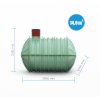 Podzemní sklolaminát. nádrž na vodu WATER TANK Horizontal-Line LA 8.000 l - 30.000 l SWIMER