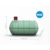 Podzemní sklolaminát. nádrž na vodu WATER TANK Horizontal-Line LA 8.000 l - 30.000 l SWIMER