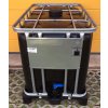 Nový kontajner IBC UN 600 l (čierny, vstup DN 225)