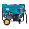 Benzín. a plynová elektráreň (LPG/NG) 13 HP / 5,5 kW (400 V); 2x 2 kW (230 V) HERON