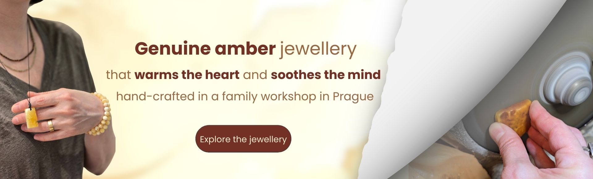 genuine amber made in Prague