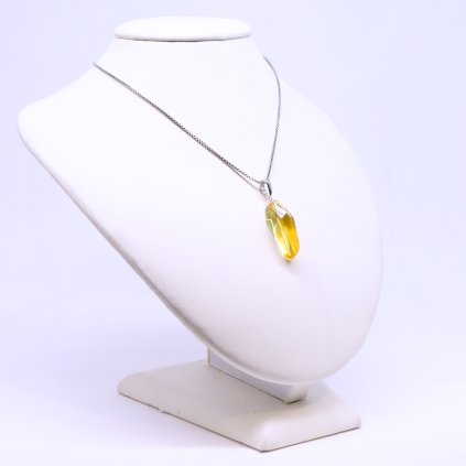 Jantarovy privesek se stribrem 1145601