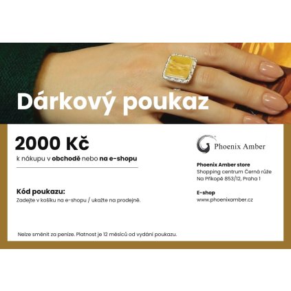 Darkovy poukaz phoenixamber 2000
