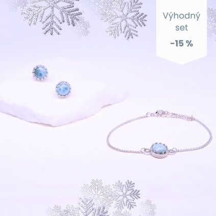 sada sperku larimar Pro kralovny