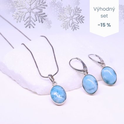 sada sperku Larimarove ovaly