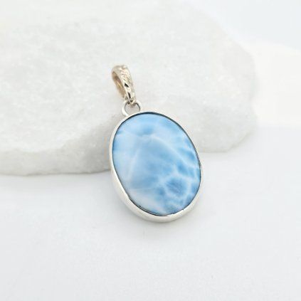 Sterling Silver Pendant with Larimar 28085