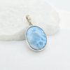 Sterling Silver Pendant with Larimar 28085