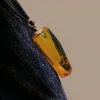 Dominican Green Amber Pendant with 925 Sterling Silver