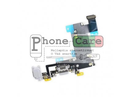 iPhone 6s plus - Nabíjací Konektor spolu  Flex Káblom (čierny)