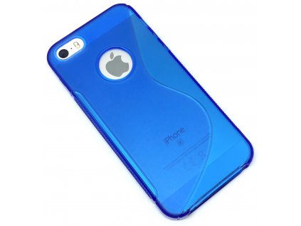 Plastový kryt na iPhone 5/5s/SE modrý