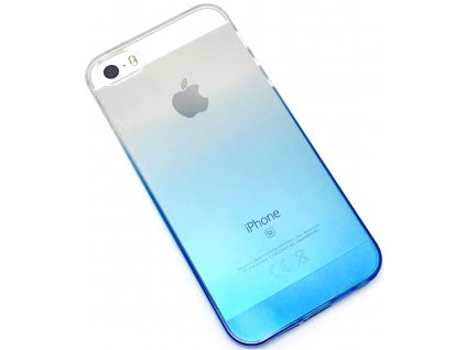Dvoubarevný zadní kryt pro iPhone 5/5s/SE Modrý