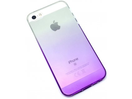 Dvoubarevný zadní kryt pro iPhone 5/5s/SE Fialový