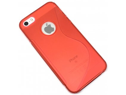 Plastový kryt na iPhone 5s červený