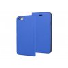 Flipové pouzdro na iPhone X s přihrádkou na karty - Modré