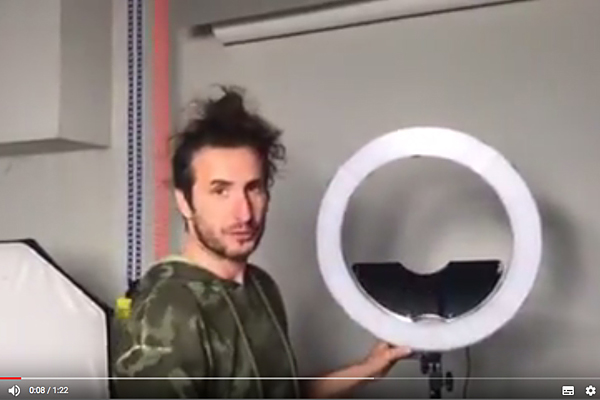 Video - Profi RING LED LIGHT se zrcátkem