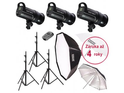 3624 profesionalni sestava 3 zablesku digital master pro 3xdm 4
