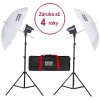3501 led ef 60 60 kit svetla stativy destniky sestava