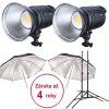 LED STUDIOVE SVETLO SESTAVA BASIC2X4