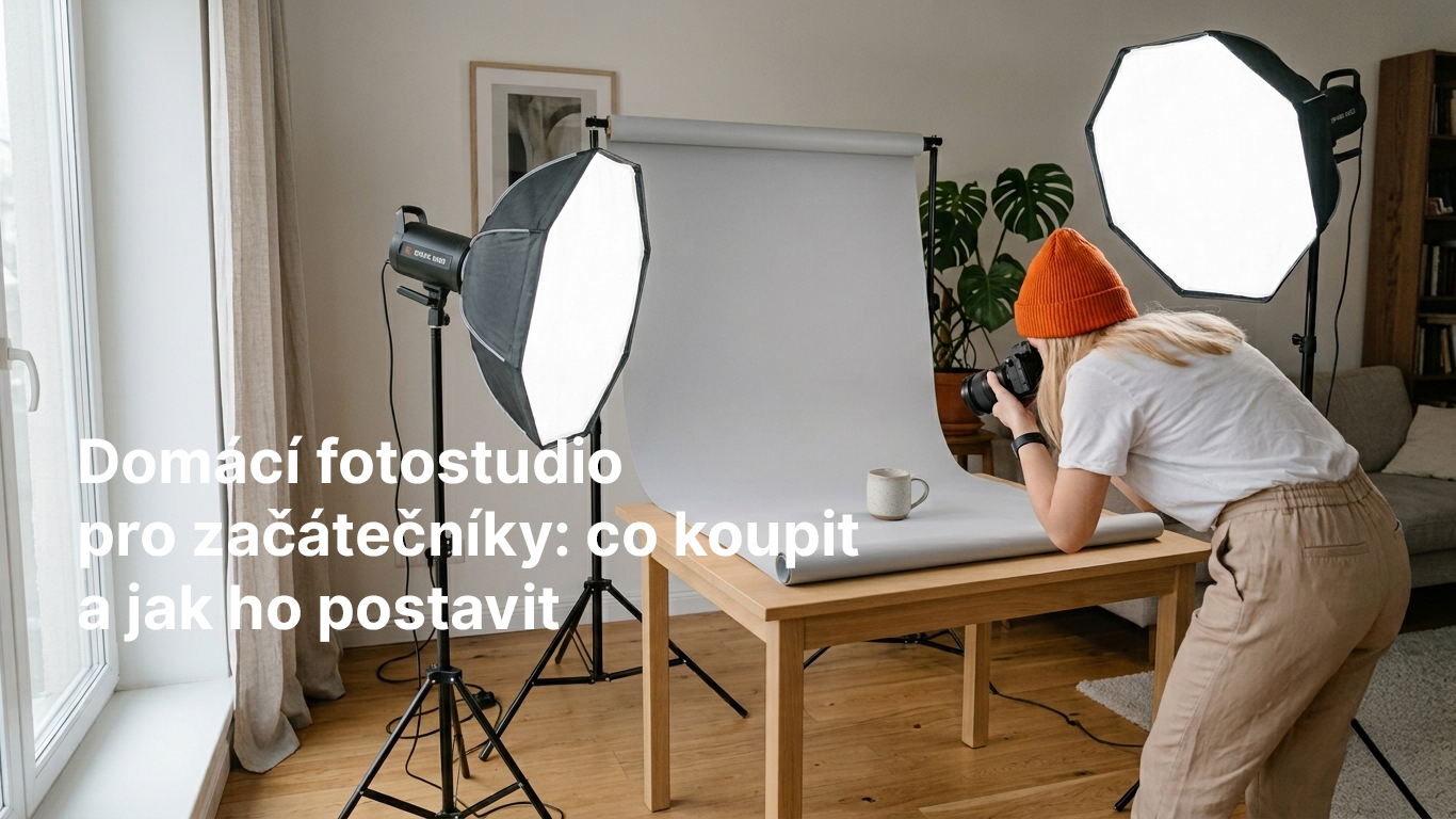 Domácí fotostudio pro začátečníky: co koupit a jak ho postavit