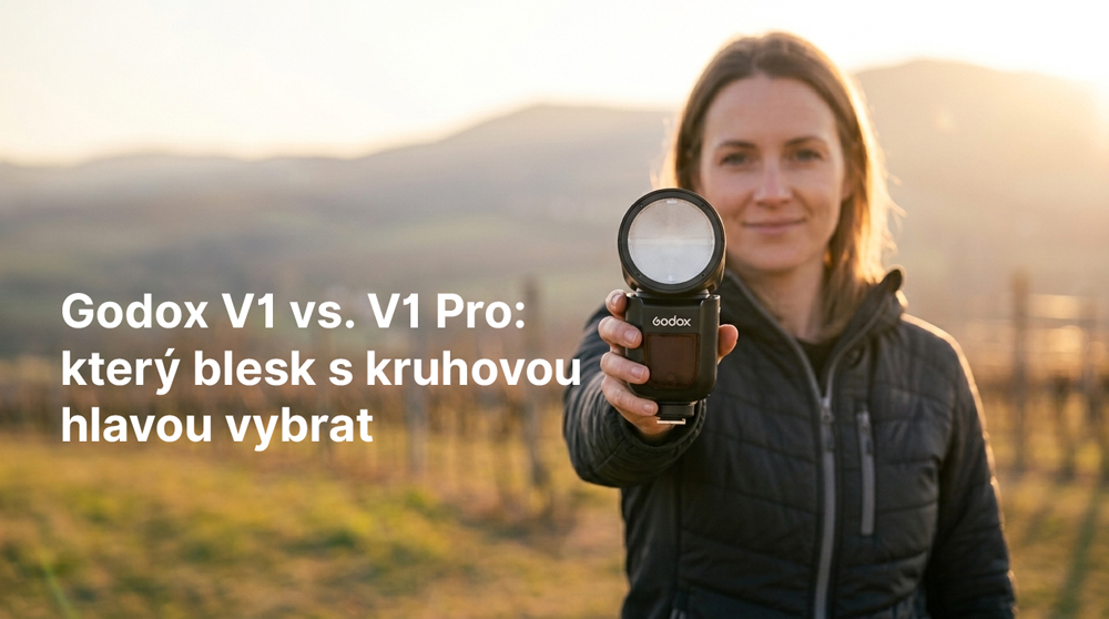 Godox V1 vs. V1 Pro: který blesk s kruhovou hlavou vybrat