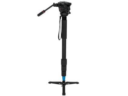 13100 teleskopicky monopod se zakladnou a videohlavou coman q5 1910mm aluminium