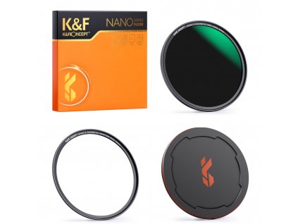 Magnetický šedý neutrální filtr NANO-X ND64 K&F - green coated